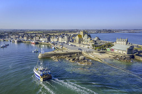 Barfleur : © Florent POTEL -  AirKaptur, Photos aériennes par cerf-volant